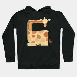 Giraffe, African Wildlife Hoodie